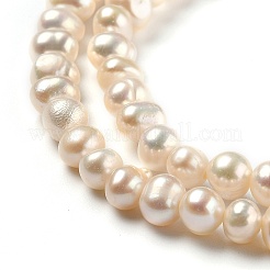 Natural Cultured Freshwater Pearl Beads Strands&nbsp;PEAR-J005-04