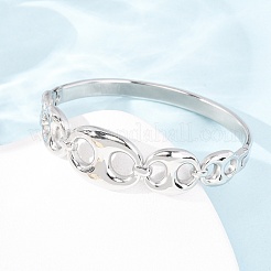 304 Stainless Steel Hinged Bangles for Women&nbsp;BJEW-F527-03P