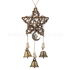 Iron Bell Pendant Decoration&nbsp;HJEW-TA00374