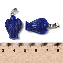 Dyed Natural White Jade Pendants&nbsp;G-B127-10P-04