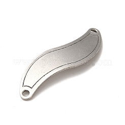 Non-Tarnish 201 Stainless Steel Connector Charms&nbsp;STAS-D244-11P
