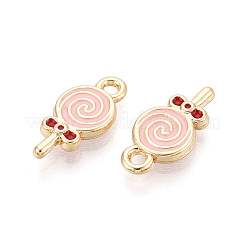 Light Gold Tone Alloy Enamel Pendants&nbsp;FIND-N011-17KCG