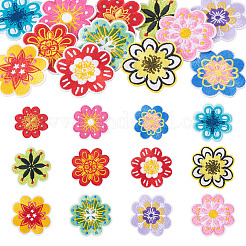 12Pcs Polyester Clothing Patches&nbsp;PATC-TAC0012-001