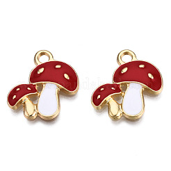 Autumn Theme Alloy Enamel Pendants&nbsp;ENAM-T009-46E-RS