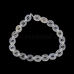 Natural White Agate Beads Strands&nbsp;G-M439-A18-01