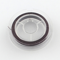 タイガーテールワイヤー  ナイロン被覆ステンレス鋼  ココナッツブラウン  0.38mm  約32.8フィート（10m）/ロール&nbsp;TWIR-S001-0.38mm-02-1