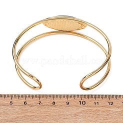 304 Stainless Steel & Nuggets Acrylic Imitation Gemstone Bead Cuff Bangles for Women&nbsp;BJEW-T027-01A