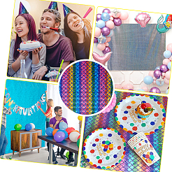 Glitter Polyester Fabric&nbsp;DIY-WH0304-648B