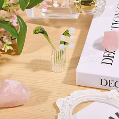 2Pcs Glass Flower Display Decorations&nbsp;AJEW-CO0001-04A