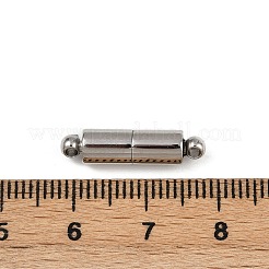 304 Stainless Steel Magnetic Clasps&nbsp;STAS-C127-07P