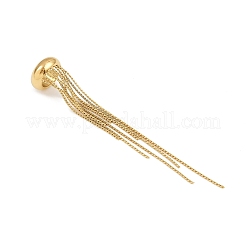304 Stainless Steel Tassel Cuff Earrings&nbsp;EJEW-B145-01G