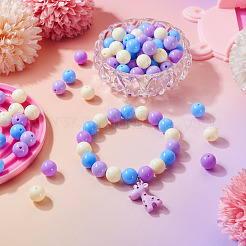 Opaque Acrylic Beads&nbsp;OACR-TAC0014-06B
