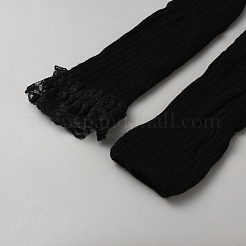 Acrylic Fibers Long Mesh Lace Gloves&nbsp;AJEW-WH20018-278B