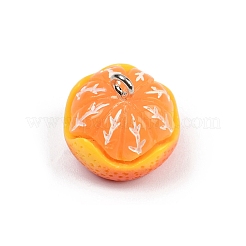 Opaque Resin Pendants&nbsp;FIND-I052-09P-02