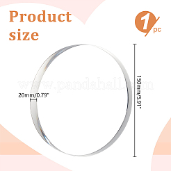 Transparent Acrylic Board&nbsp;TACR-WH0021-13A