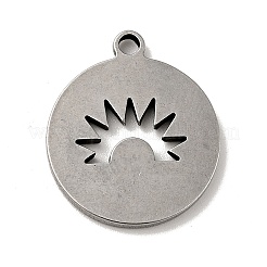 Tibetan Style 304 Stainless Steel Pendant Rhinestone Settings&nbsp;STAS-G278-23AS