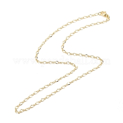 Brass Figaro Chains Necklace for Women&nbsp;NJEW-P265-02A-G