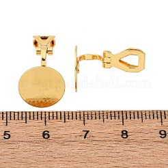 Brass Screw Clip Earring Converter&nbsp;KK-S533-01G