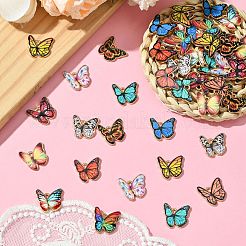 60Pcs 12 Colors Alloy Enamel Pendants&nbsp;FIND-CJ0011-13