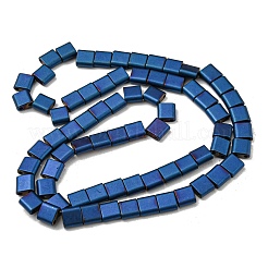 Electroplated Non-magnetic Synthetic Hematite Beads Strands&nbsp;G-C106-A01-14