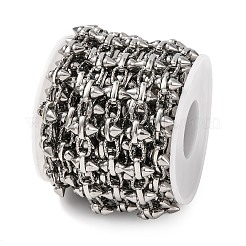 304 Stainless Steel Punk Spike Link Chains&nbsp;CHS-A021-05P