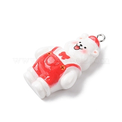 Christmas Opaque Resin Pendants&nbsp;LS-RESI-A049-05M