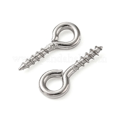 Tarnish Resistant 304 Stainless Steel Screw Eye Pin Peg Bails&nbsp;STAS-L234-165C-P