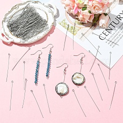 800Pcs 304 Stainless Steel Eye Pins&nbsp;STAS-YW0003-03