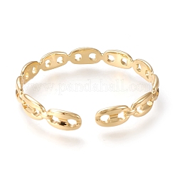 Brass Cuff Bangles&nbsp;BJEW-F411-03G