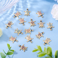 16Pcs Alloy Rhinestone Connector Charms&nbsp;ALRI-TA0001-37