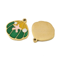 304 Stainless Steel Enamel Pendants&nbsp;STAS-L302-19G
