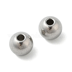 Tarnish Resistant Round 201 Stainless Steel Spacer Beads&nbsp;STAS-E082-15