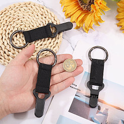 Polyester Plastic Braided Band Hat Clips&nbsp;DIY-WH0899-316