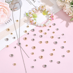 48Pcs 8 Styles Brass Beads&nbsp;KK-PA0001-29