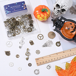 75Pcs 15 Style Tibetan Style Alloy Pendants Sets&nbsp;TIBEP-SC0002-43