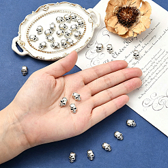 30Pcs Tibetan Style Alloy European Beads&nbsp;TIBEB-FS0001-21AS
