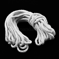 編み物、工芸、編み物用の編み綿糸  ホワイトスモーク  6x3mm  約10.94ヤード（10m）/かせ&nbsp;OCOR-A009-01A