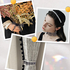7.3~7.5Yards Polyester Flower Lace Ribbon&nbsp;OCOR-CY0001-50A