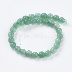 Natural Green Aventurine Beads Strands&nbsp;G-G099-6mm-17