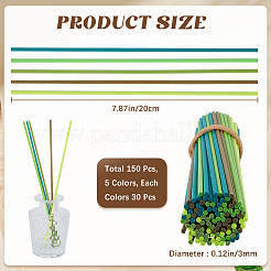 150Pcs 5 Colors Fiber Diffuser Replacement Sticks&nbsp;DIY-CP0010-77A