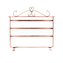 Triple Levels Rectangle Iron Earring Display Stand&nbsp;CON-PW0001-153A