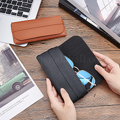 AHADEMAKER 2Pcs 2 Colors PU Imitation Leather Glasses Case&nbsp;AJEW-GA0005-28