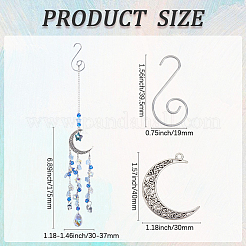 DIY Moon Hanging Suncatcher Making Kits&nbsp;DIY-SC0030-71