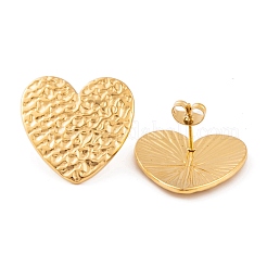 Ion Plating(IP) 304 Stainless Steel Stud Earrings for Women&nbsp;EJEW-L272-029G-02