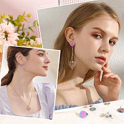 42Pcs 3 Size 304 Stainless Steel Stud Earring Findings&nbsp;STAS-DC0011-81