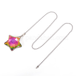 Glass Charms Ceiling Fan Pull Chain Extenders&nbsp;HJEW-TAC0155