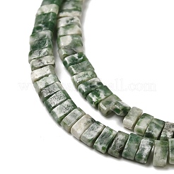 Natural Green Spot Jasper Beads Strands&nbsp;G-Z045-A02-01