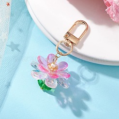 Glass Seed Beaded Pendant Decorations&nbsp;HJEW-MZ00403