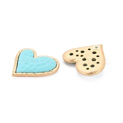 Rack Plating Spray Painted Alloy Cabochons&nbsp;PALLOY-S143-07