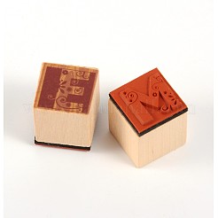 Fancy Majuscule Wooden Stamp Sets&nbsp;AJEW-E008-10
